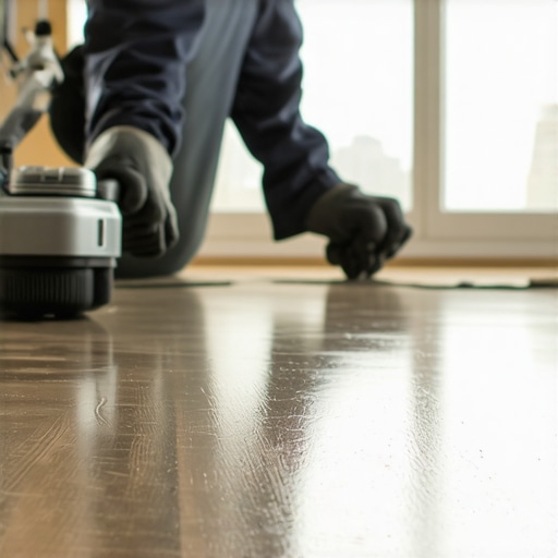 Expert Hardwood Floor Refinishing Professional refinishing of hardwood floors by an expert technician
