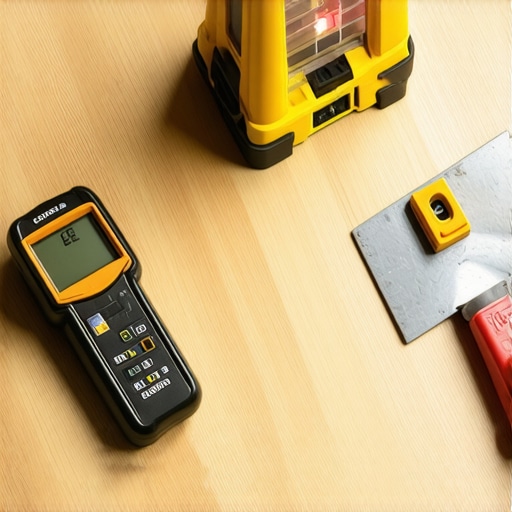 Essential Flooring Maintenance Tools Tools for flooring maintenance and installation laid out on a hardwood surface.