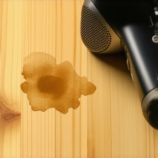 How to Dry Out a Hardwood Water Spot Before the Wood Cups