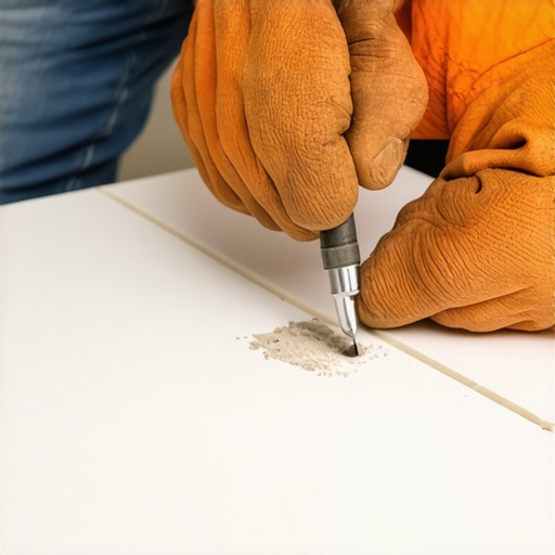 How to Fix a Chip in Your Porcelain Tile Without Replacing the Plank