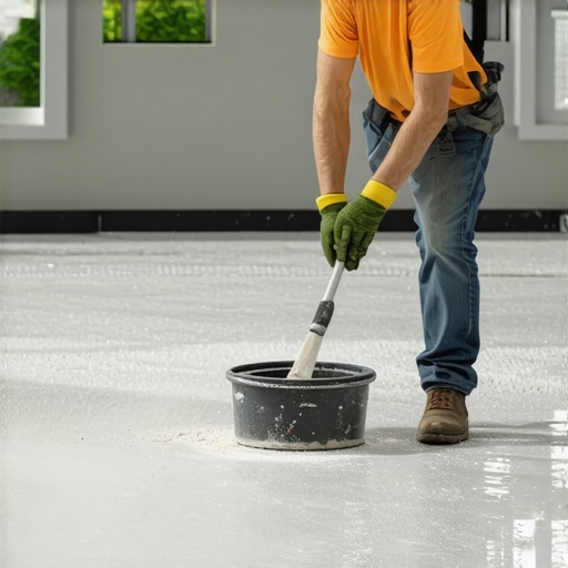 How to Mix Self-Leveler Without Creating a Dust Cloud