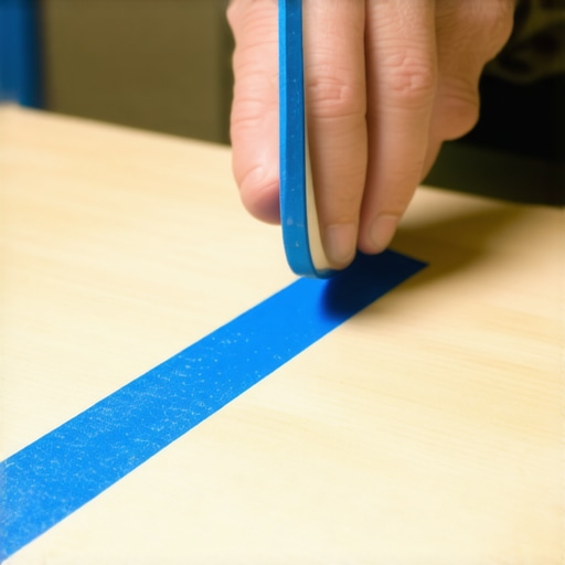 The Blue Tape Trick for Cutting Hardwood Without Splintering