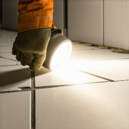 The Flashlight Trick for Spotting Tile Lippage Before the Grout Sets