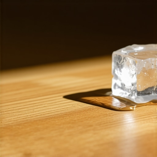 The Ice Cube Method for Removing Dents in Hardwood Planks