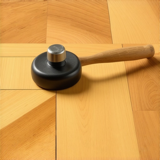 The Rubber Mallet Rule for Clicking Vinyl Planks Together