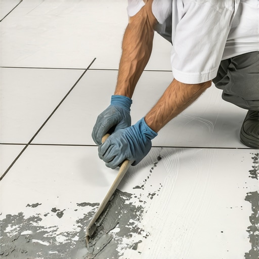 How to Trowel Thinset for Maximum Coverage on Large Tiles