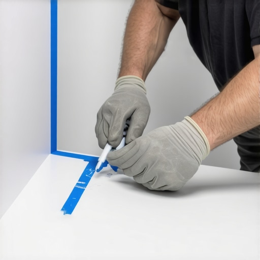 The Blue Tape Secret for Caulk Lines That Look Professional