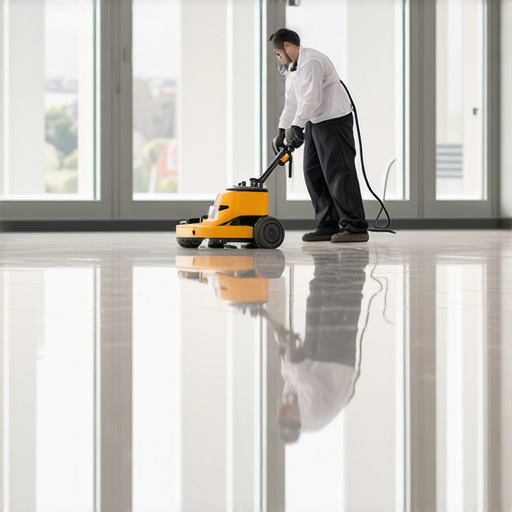 The Buffer Technique for a Professional Quality Floor Polish