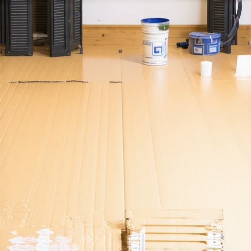 The Cardboard Shield for Protecting New Floors During Paint