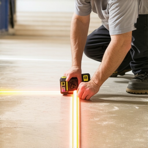 The Laser Level Hack for Flat Subfloors on a Budget