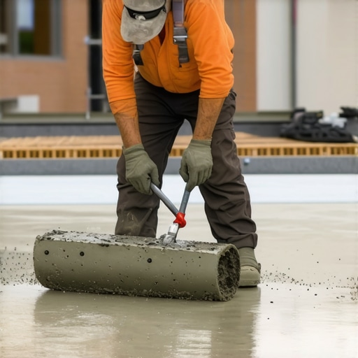 The Magnesium Float Move for Smoothing Exterior Concrete