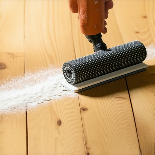The Sanding Grid for Removing Old Carpet Glue from Oak
