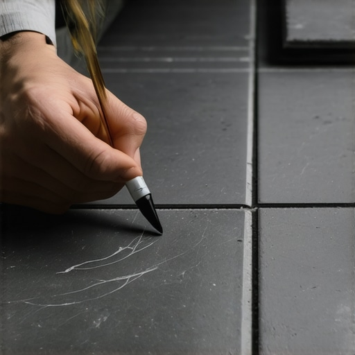The Soapstone Marker Trick for Layouts on Dark Tile