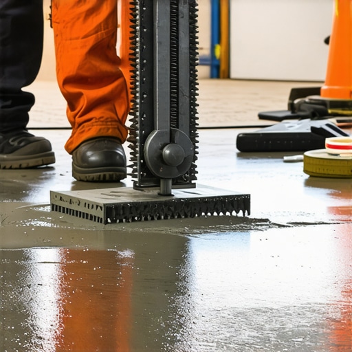 The Spiked Shoe Rule for Large Floor Leveler Pours