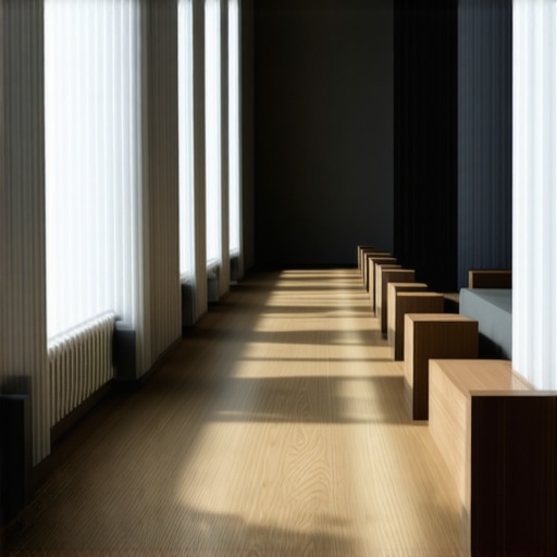 The String Line Trick for Long Room Layouts