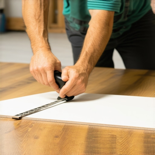 The Trick to Cutting Luxury Vinyl Without a Power Saw