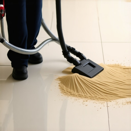 The Vacuum Trick for Getting Sand Out of Tile Grooves
