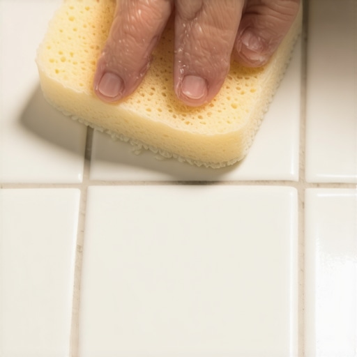 The Wet Sponge Rule for Cleaning Grout Before it Hazes