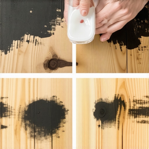 The Wood Bleach Tactic for Removing Black Water Stains