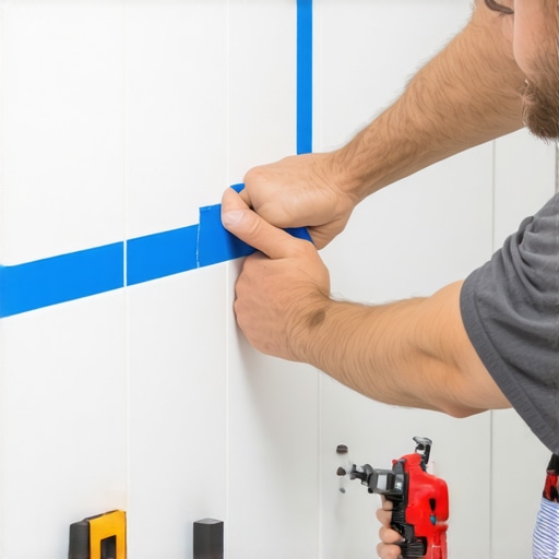 The Blue Tape Secret for Cleaner Caulking