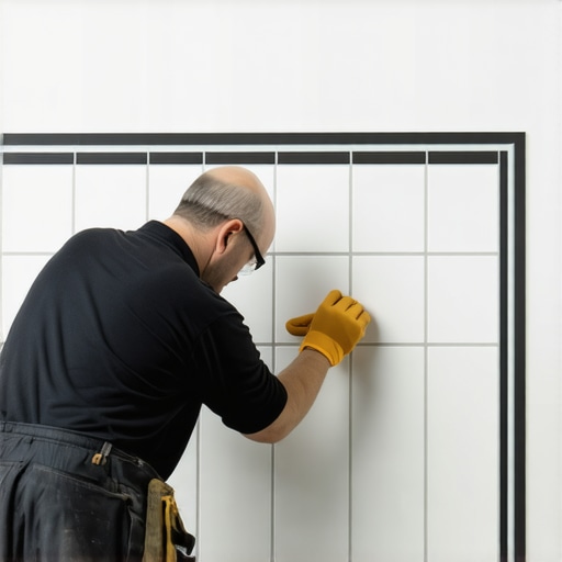 The Masking Tape Trick for Grouting Inside Corners