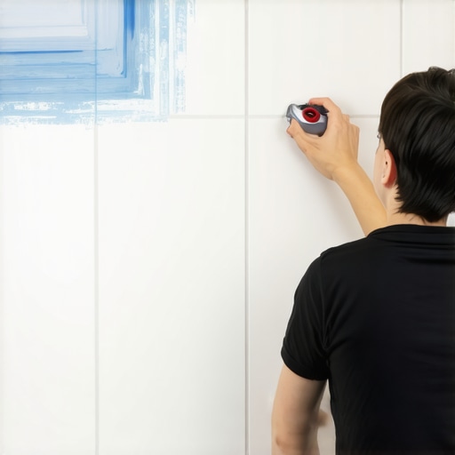 The Painter's Tape Trick for Grouting Inside Corners