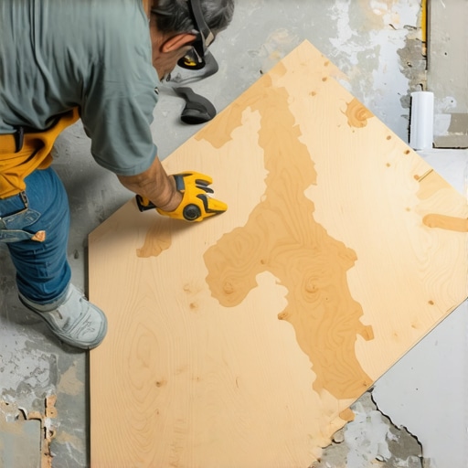 The Plywood Trick for Leveling Small Dips Without a Full Pour