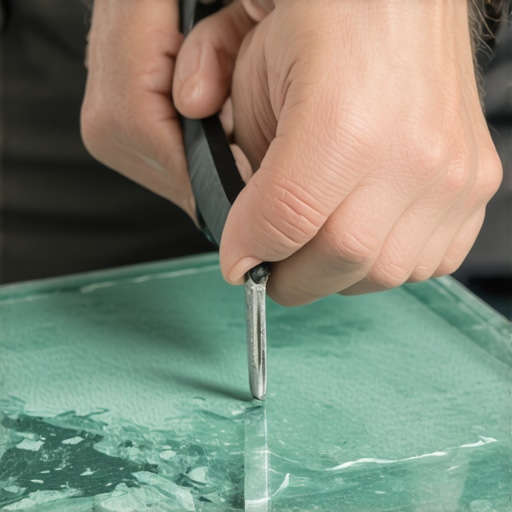 The Secret to Cutting Glass Tiles Without Chipping the Paint Backing