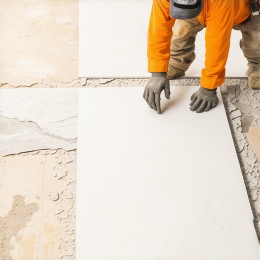 The Secret to Installing Large Tiles on a Shaky Floor