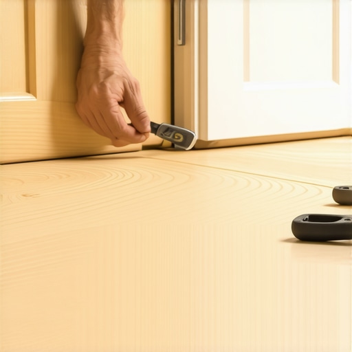 The Shimming Trick for Fitting Floor Planks Under Door Frames