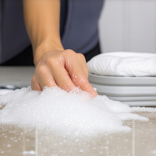 The Soap and Water Trick for Finding Floor Leveler Leaks