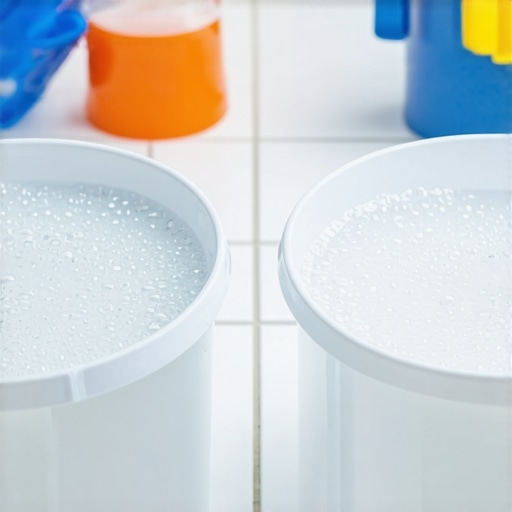 The Two-Bucket Strategy for Keeping Grout Water Crystal Clean
