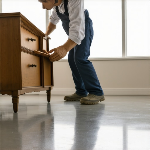 Why You Should Never Drag Furniture Over Freshly Cured Leveler