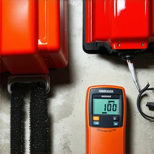 Essential Professional Flooring Installation Tools Professional mixing station, spiked roller, and moisture meter on a subfloor