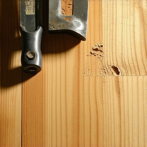 How to cut a doorway notch in a hardwood plank without a jigsaw