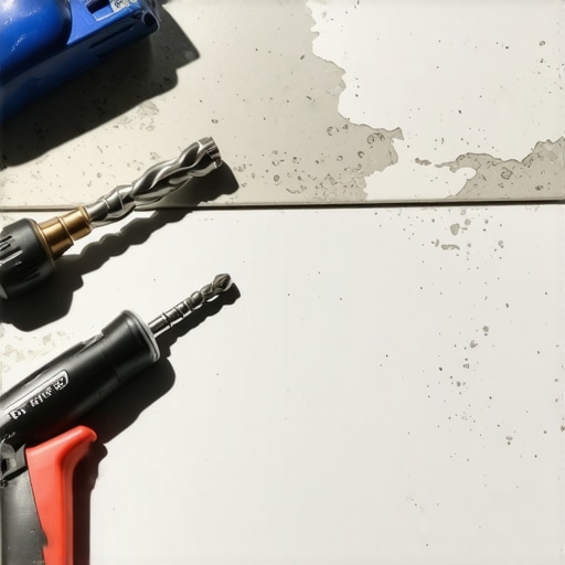 How to cut a perfect circle in porcelain tile for plumbing