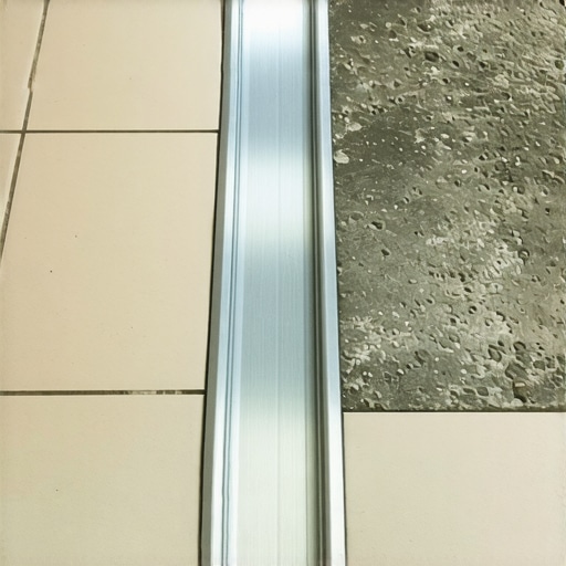 How to fix a transition between tile and uneven concrete