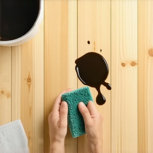 How to get grease stains out of unfinished pine floors