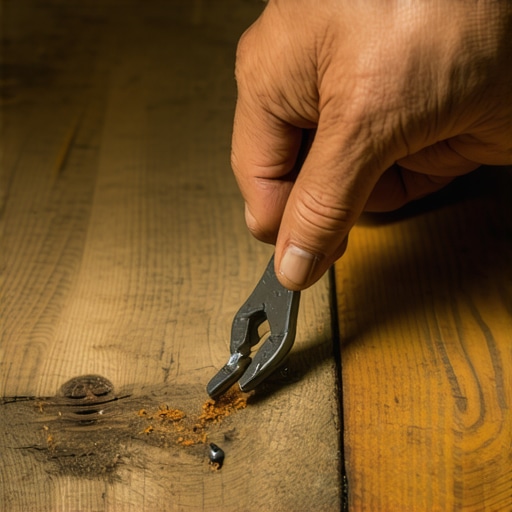How to remove old carpet staples without breaking your back