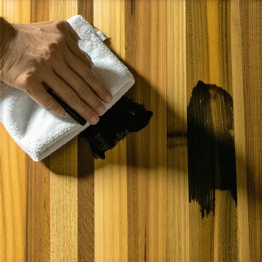 How to remove permanent marker from a finished wood floor