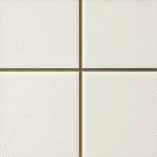 Macro view of textured tile friction Close-up of water on high-friction commercial tile