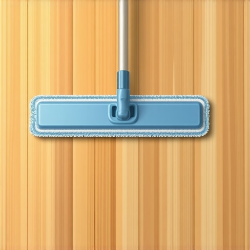 Microfiber Mop Removing Soap Film A microfiber mop cleaning a hazy hardwood floor to reveal a clean surface.