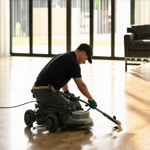 Professional Dust-Free Hardwood Sanding Contractor using HEPA vacuum system for clean hardwood floor sanding