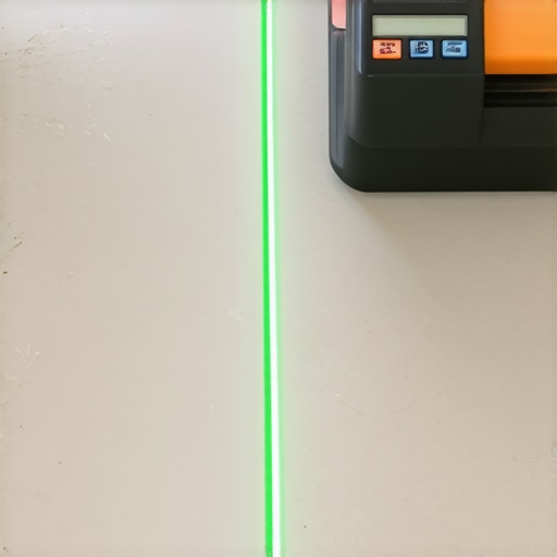Professional Flooring Installation Tools for Precision A Wagner moisture meter and a Bosch leveling laser being used on a concrete subfloor.