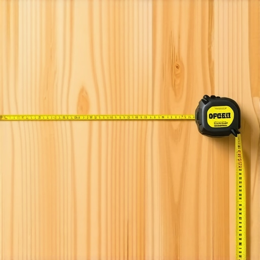 String line stretched across a hallway subfloor for flooring alignment.