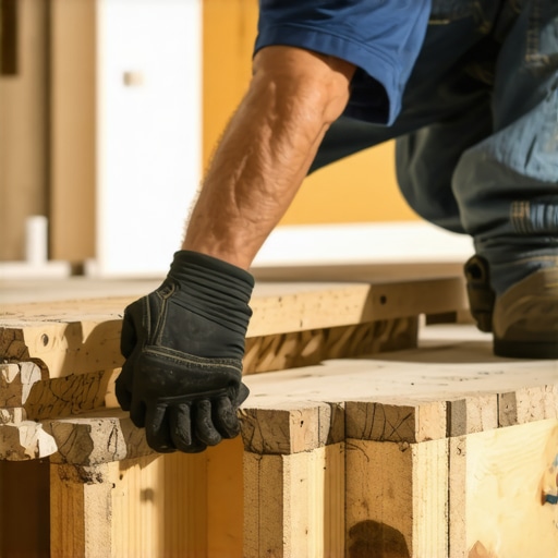 Structural floor joist reinforcement steps Installing solid wood blocking between floor joists