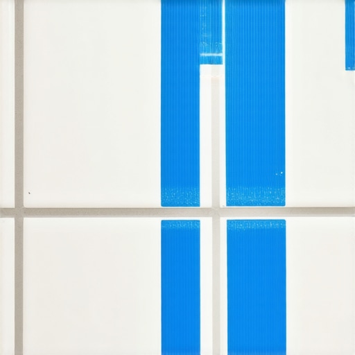 The Blue Tape Secret for Perfectly Straight Grout Lines