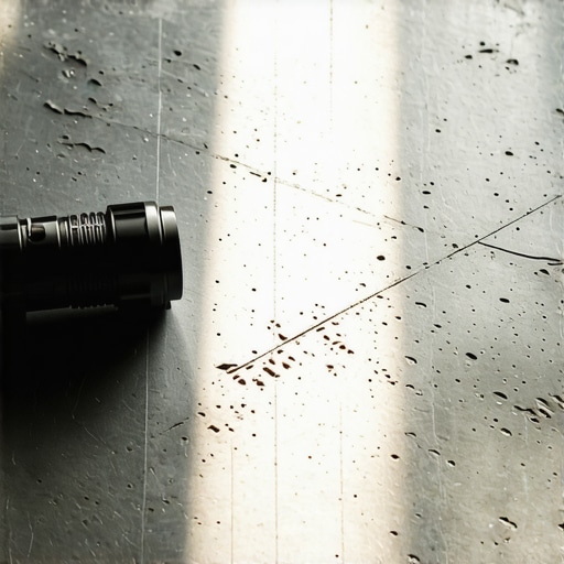The Flashlight Scan for Finding High Spots in Concrete