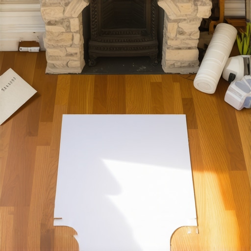 The Paper Template Hack for Cutting Hardwood Around Stone Fireplaces