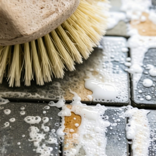 The Secret to Getting Grout Out of Deeply Textured Tiles